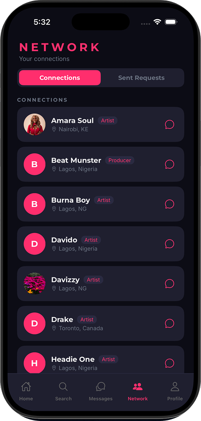 Sessions booking screen